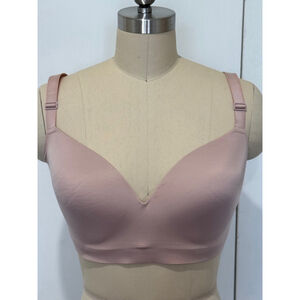 Soma Enbliss Luxe convertible, wireless lace, trim Bra Size 38D blush Pink